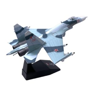 Diecast Sukhoi Model Su-27 Aircraft 1:100 Fighter Model Toy