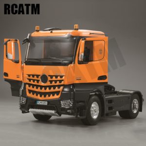 HERCULES RC Semi Truck 1:14 Scale 2 Axial Head Movable Door for 1/14 Tamiya Mercedes Benz RC Truck