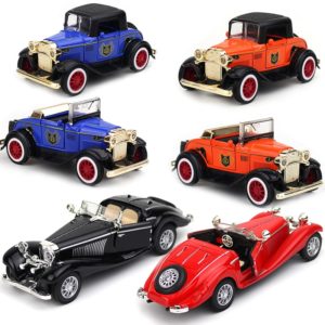 Alloy Classic Vintage Pull Back Toys Cabrio City Racing Model