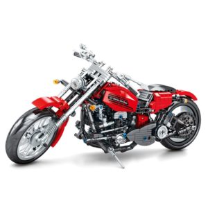 Creative City Fat Boy Motorcycle Off-Road Motorbike Building Blocks Kit Bricks
