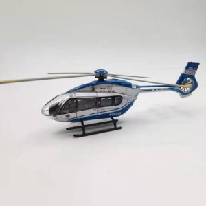 Diecast Police Helicopter 1:87 Scale Aircraft Polizei Model Toy H145 Plane